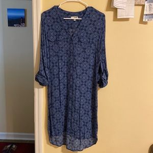 Sonoma Casual Dress - Blue Size L